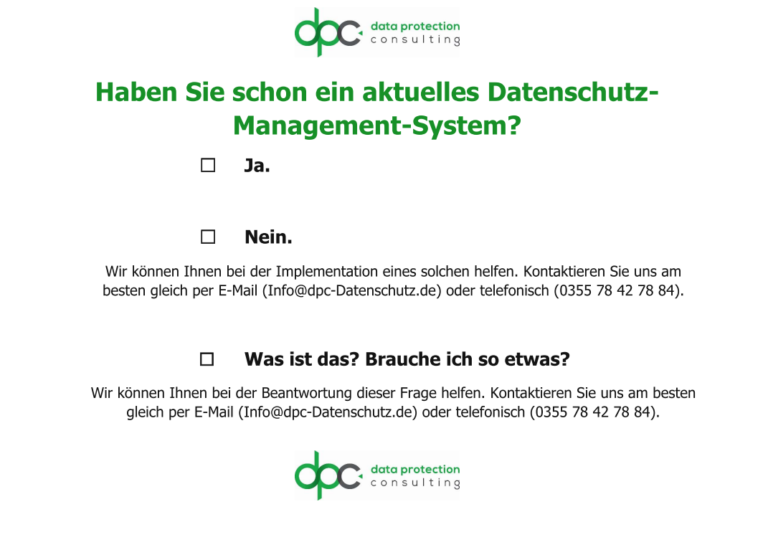 Datenschutz bei Umfragen