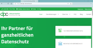 Datenschutz beim Betrieb einer Webseite